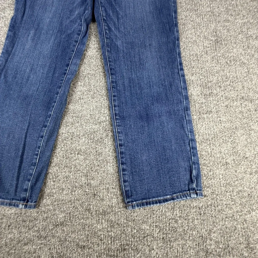 Talbots Modern Ankle Jeans Womens 4 Medium Wash Blue High Rise‎ Straight Denim